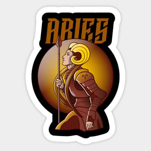 Aries / Zodiac Signs / Horoscope Sticker